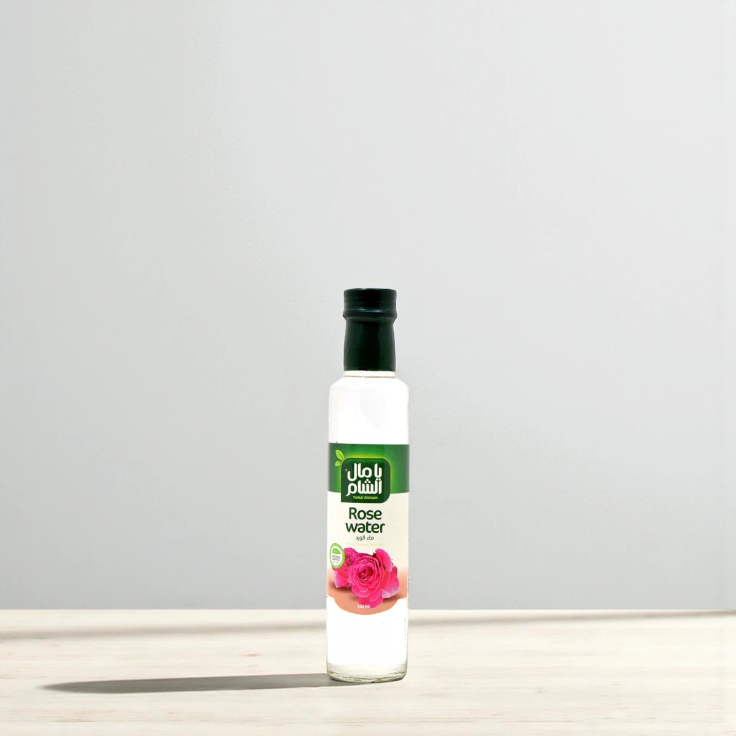 Yamal Alsham Rose Water – 250ml Bottle – Natural Floral Water for Skincare, Hair, and Traditional Desserts - Damoo